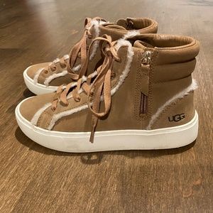 Ugg high top sneaker booties